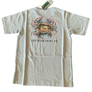 Southern Point Co. Boys Crab‎ Tee NWT size medium